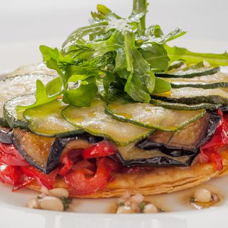 Tian de légumes confits façon “Tatin”