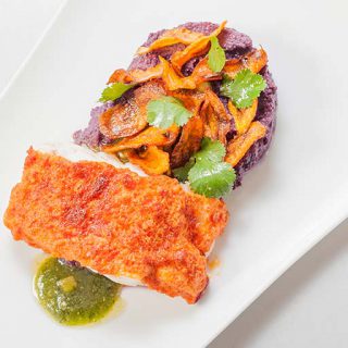 Cabillaud en croûte de chorizo