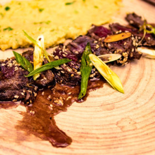 Tataki de boeuf & Houmous