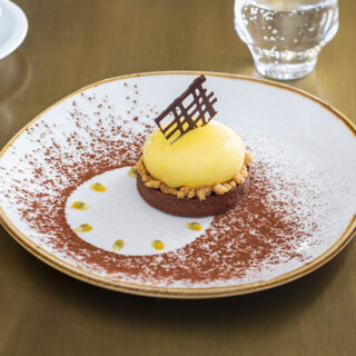 Tartelette au chocolat exotique